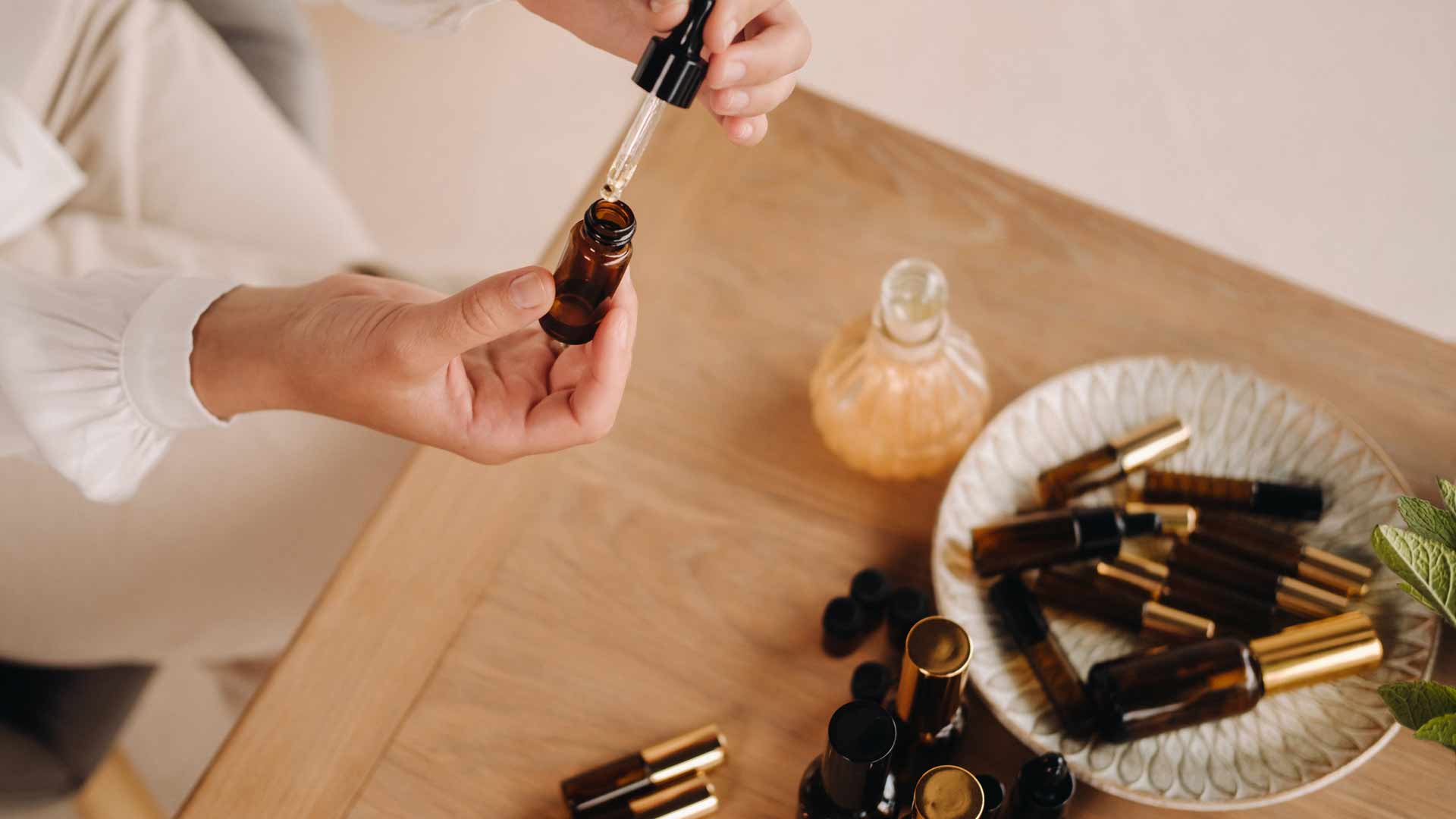 Mezcla de aceites esenciales