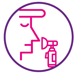 Inhalaciones directas de aceite esencial